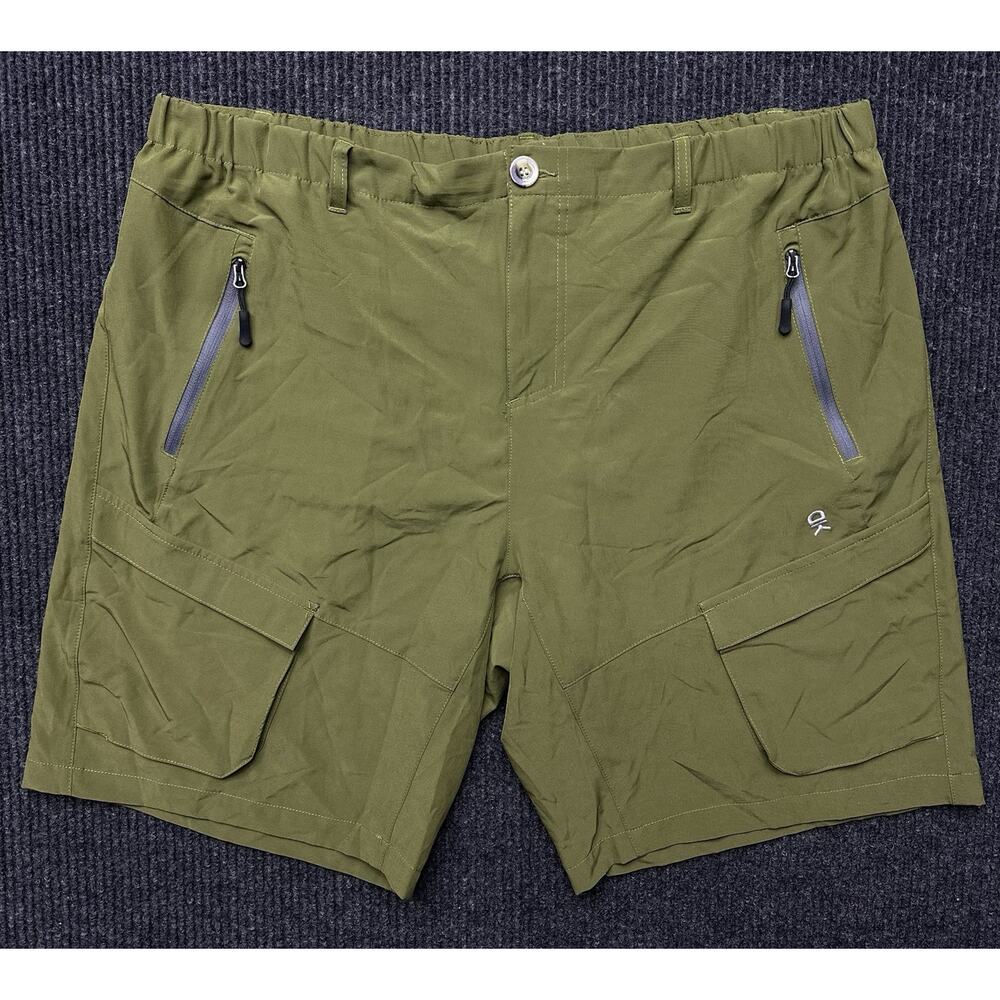 Little Donkey Andy XL Mens DryTech Shorts Green 4Way Stretch Cargo UPS50+